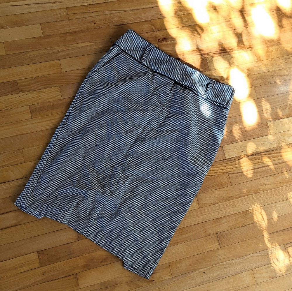 🆕 2000s vintage xoxo houndstooth pencil skirt size 3/4